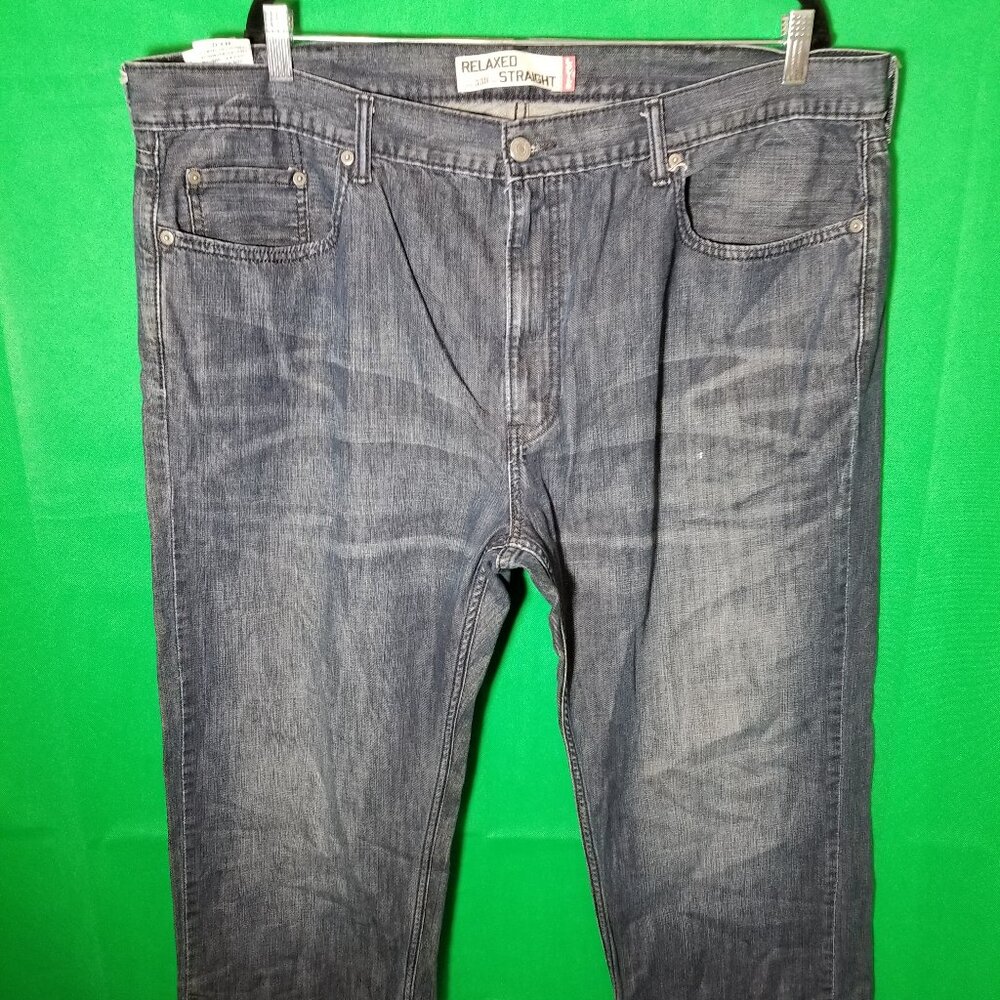 Levi's 559 Men 42x32 Relaxed Straight Leg Blue Jeans Skater Cotton Y2K Wide Leg